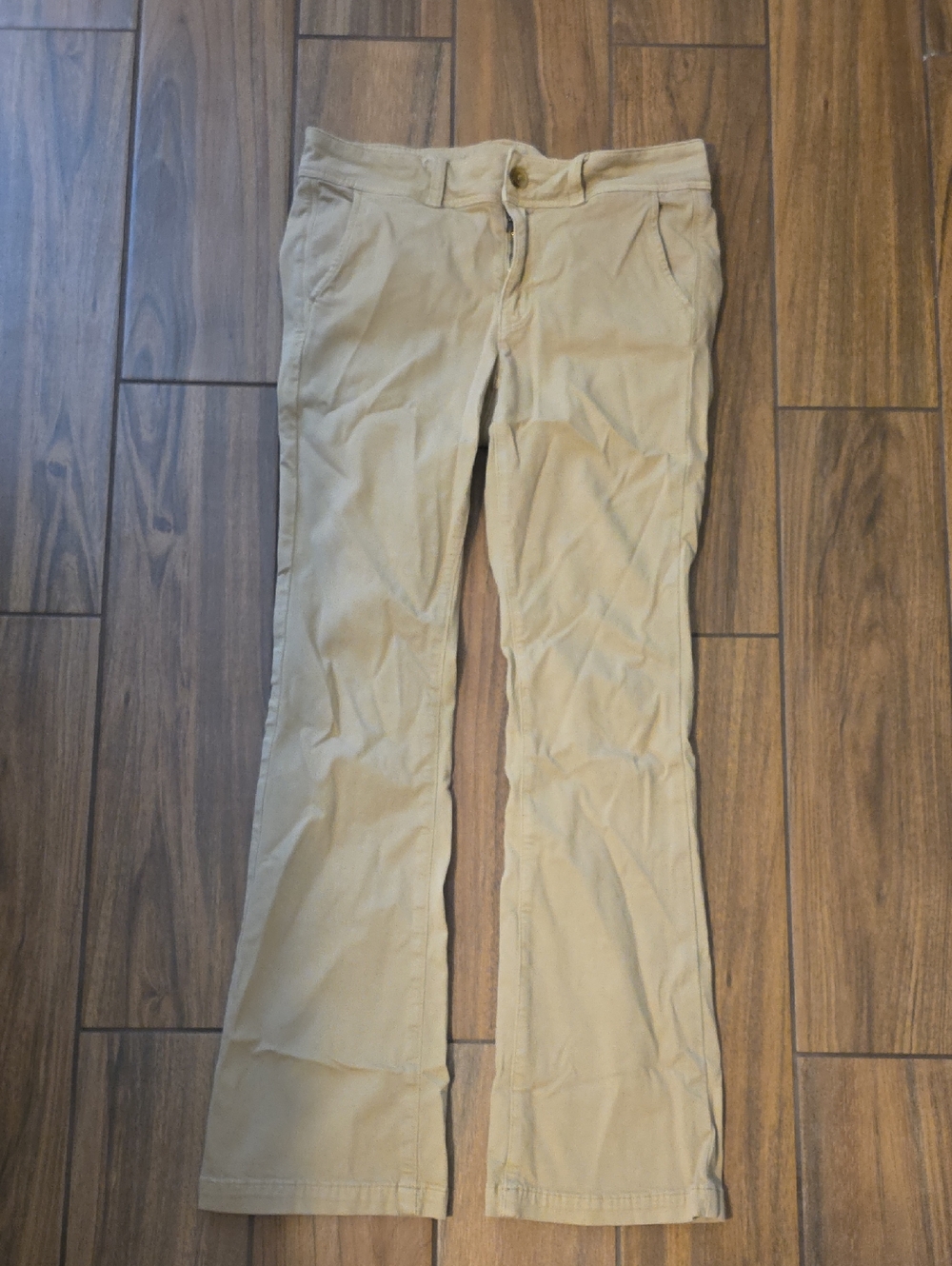 American Eagle Outfitters Khaki Kick Boot Pants